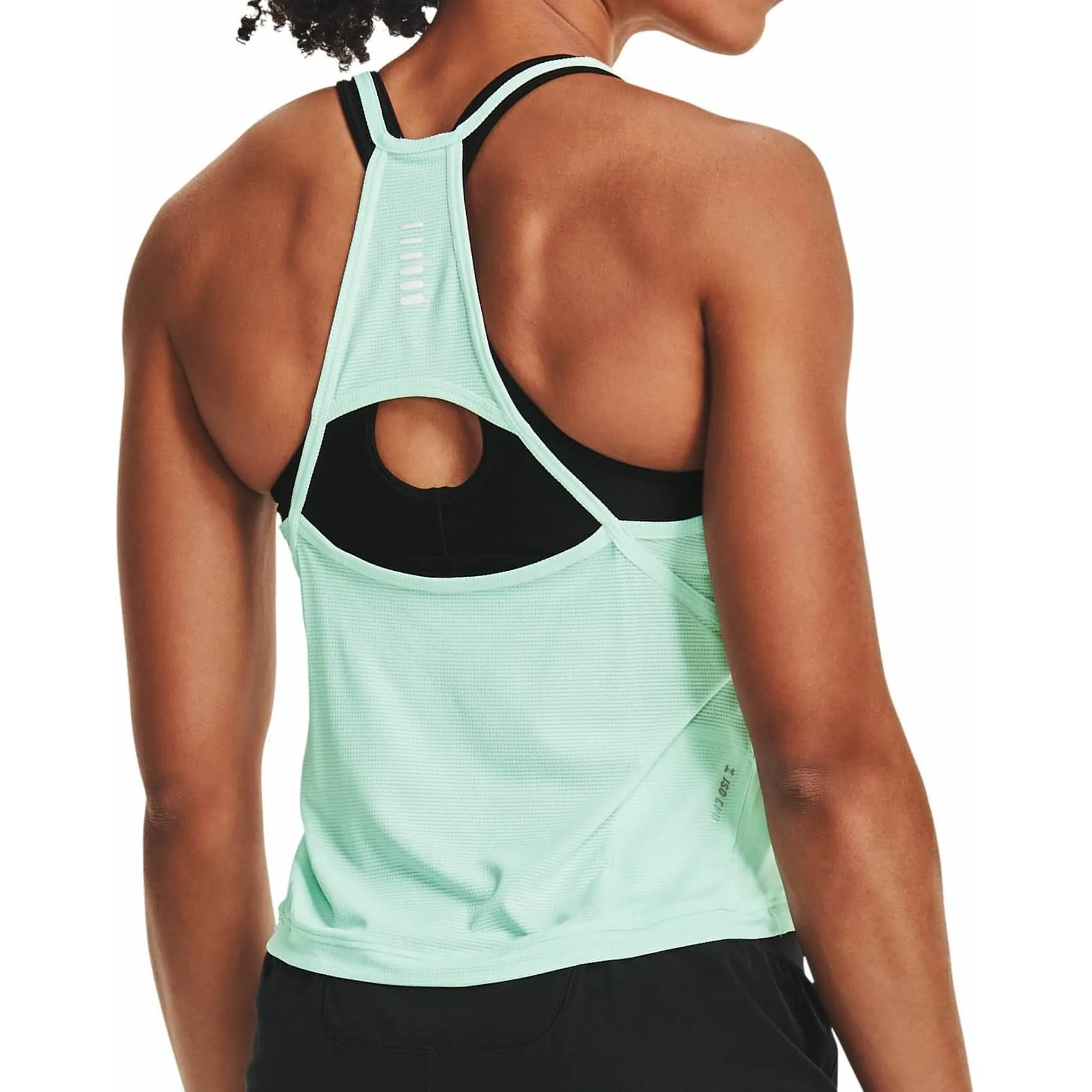 Feedback - responsive Under Armour Qualifier Iso-Chill Womens Running Vest Tank Top - Blue