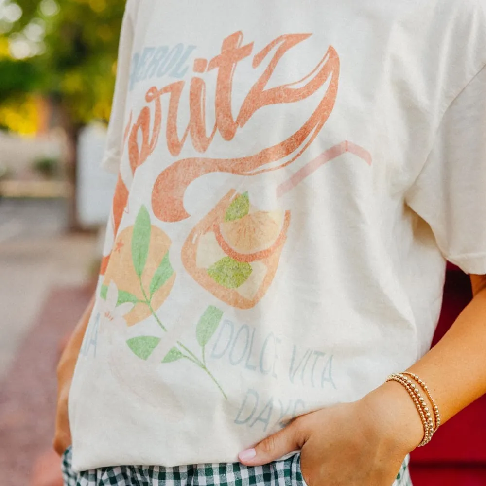 AntiPillingTreatment Aperol Spritz Tee