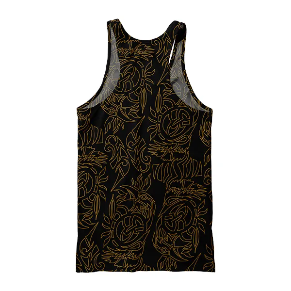 short - distance transportation operators Carved Skull Tank Top