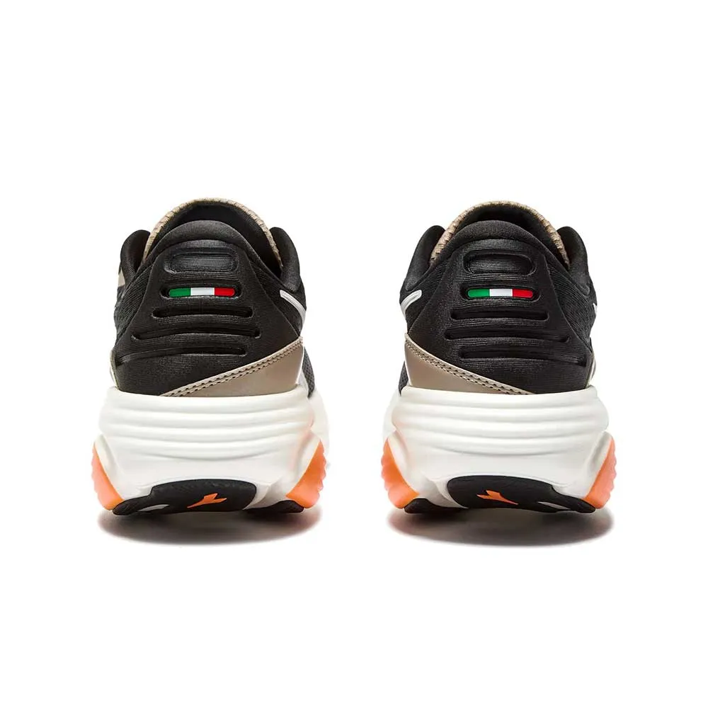 Modern All Gender Atomo Star Running Shoe - Black/White/Hummus - Regular (D)