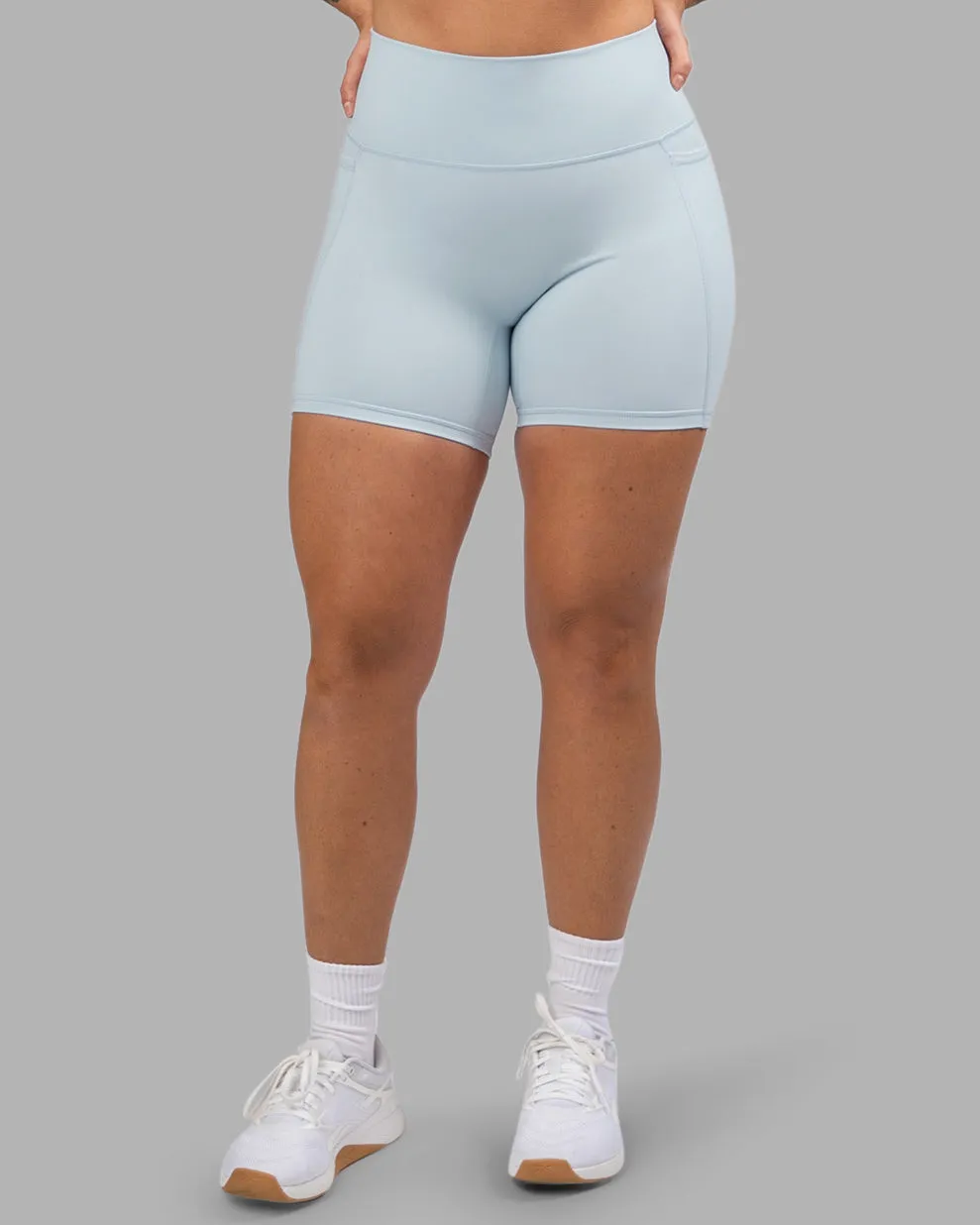 Wrinkle Resistant Summer Wear Fusion Ultra High-Rise 6" Short Pockets - Skyride