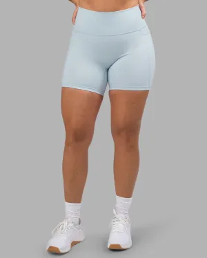 Wrinkle Resistant Summer Wear Fusion Ultra High-Rise 6" Short Pockets - Skyride