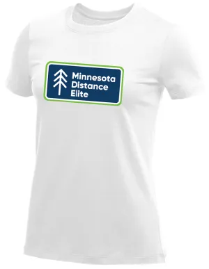Gentle Power Women's Minnesota Distance Elite Short Sleeve Nike DRI-FIT Tee (White)