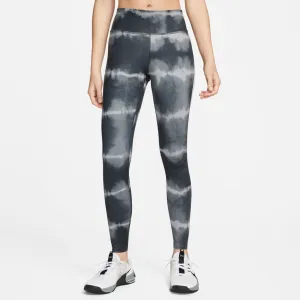 Lightweight insulation Women's One Luxe Mid-Rise Printed Leggings (010 - Black/White/Clear)