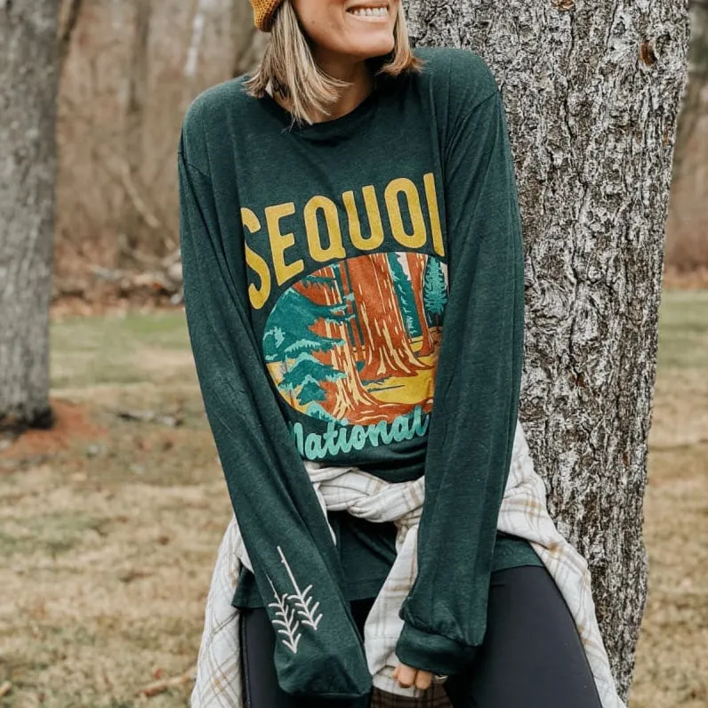 Relax Style Trend Sequoia National Park Long Sleeve