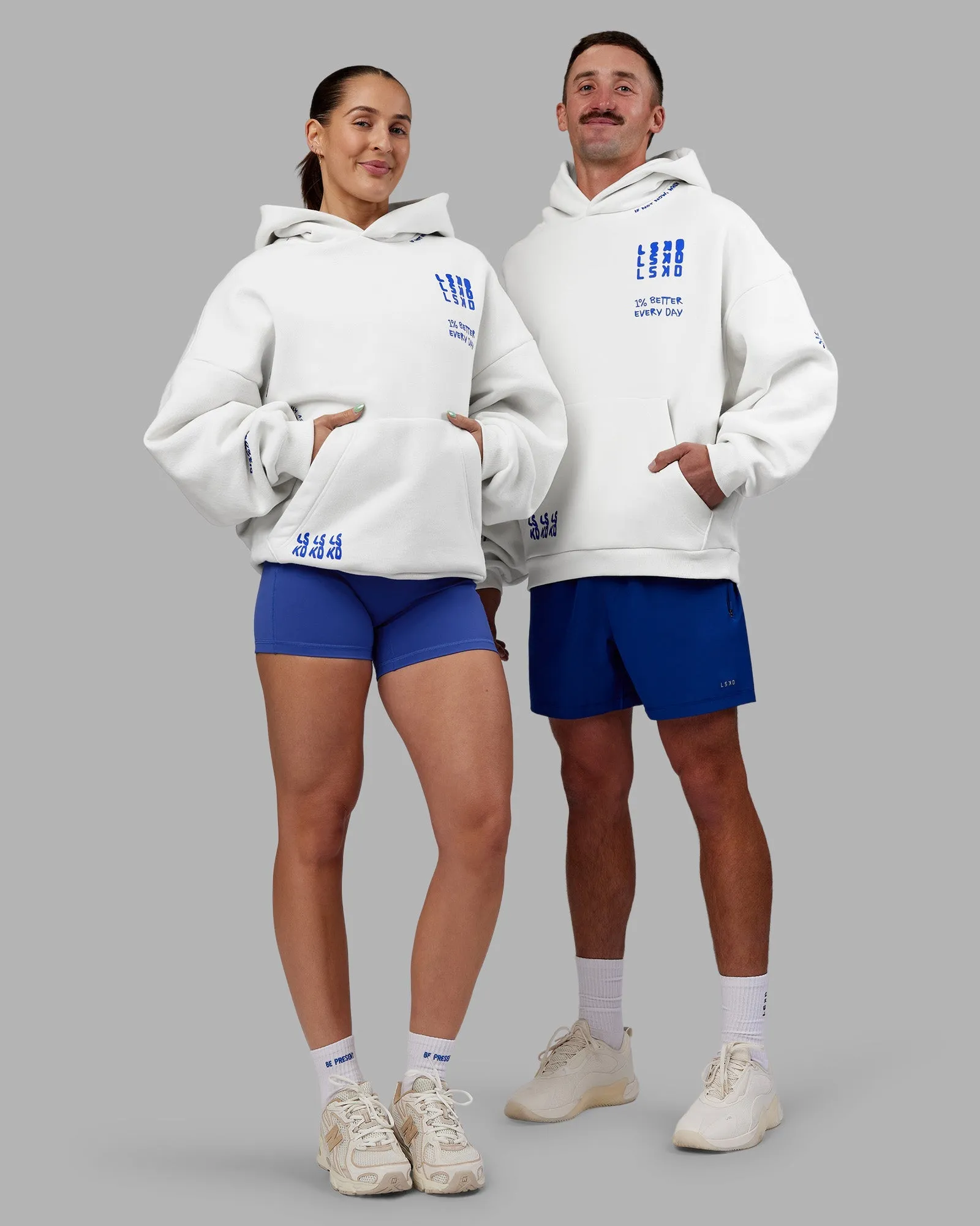 Abs If Not Now When 500gsm Heavyweight Oversized Hoodie - Vaporous Gray Cozy Hoodie Velvet