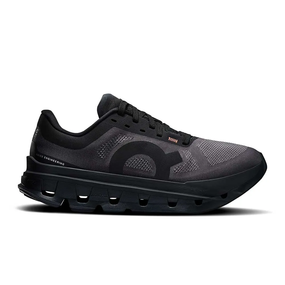 Women's Cloudflow 5 Running Shoe - Black/Black - Regular (B) Joy Trail grip