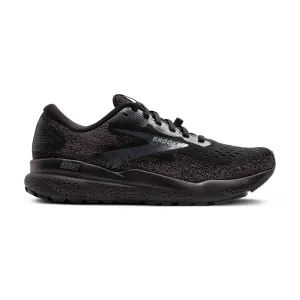 Reinforced Heel Support noiseless Women's Ghost 16 GTX Running Shoe - Black/Black/Ebony - Regular (B)