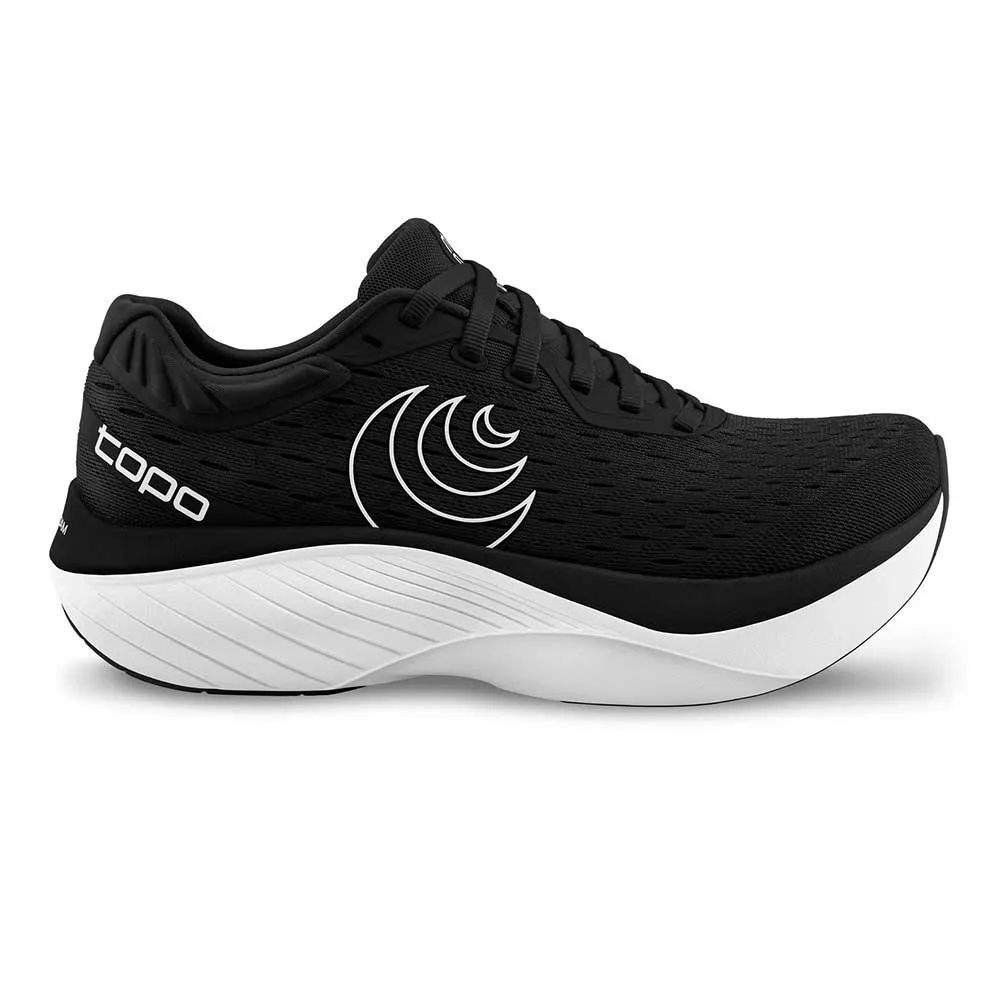 Torsion Rigidity System running with a durable outsole Women's Atmos Running Shoe - Black/White - Regular (B)