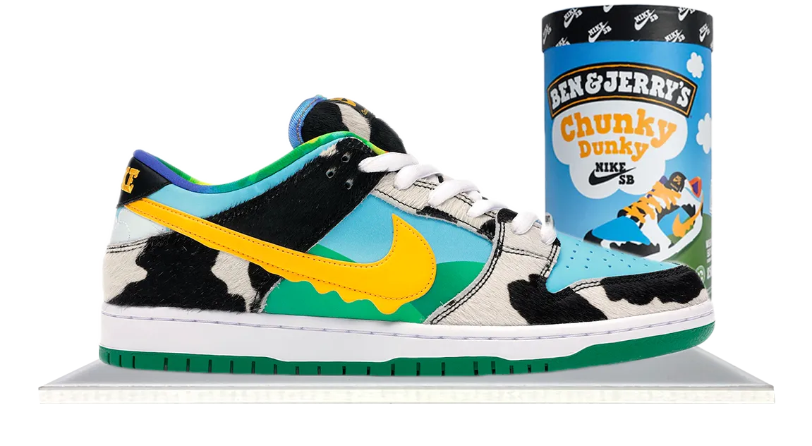 SB Dunk Low Ben & Jerry's Chunky Dunky (Special Box) Shock Absorbing Technology Step Safe