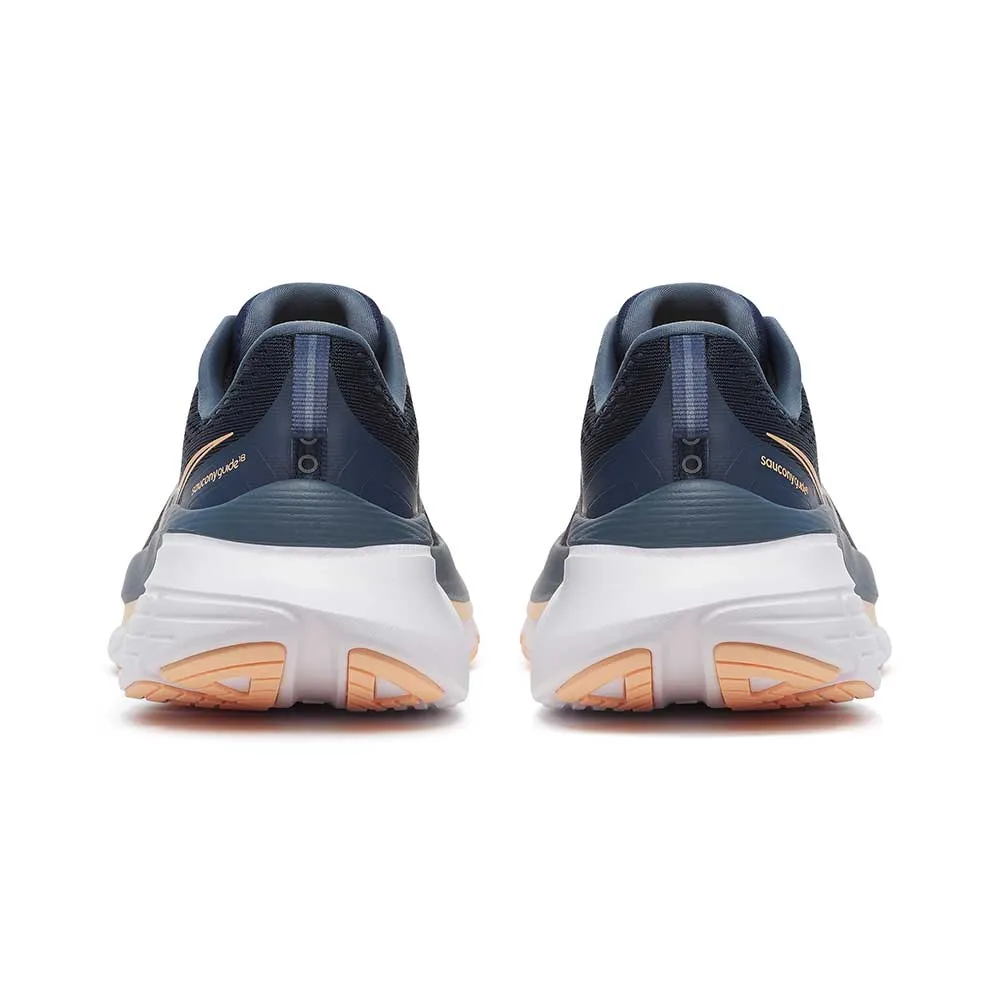Tensile Reinforcement Strips Arch Bridge Women's Guide 18 Running Shoe - Navy/Apricot - Regular (B)