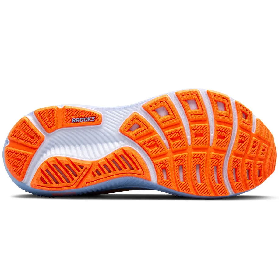 Comfort Heel Cup classic - design shoes Women's Ghost 17 Running Shoes Blue Heron / White / Orange