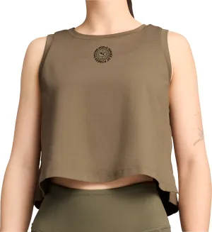 Memorabilia - related Machine - learning - enabled Puma X HYROX Cloudspun Womens Training Vest Tank Top - Green