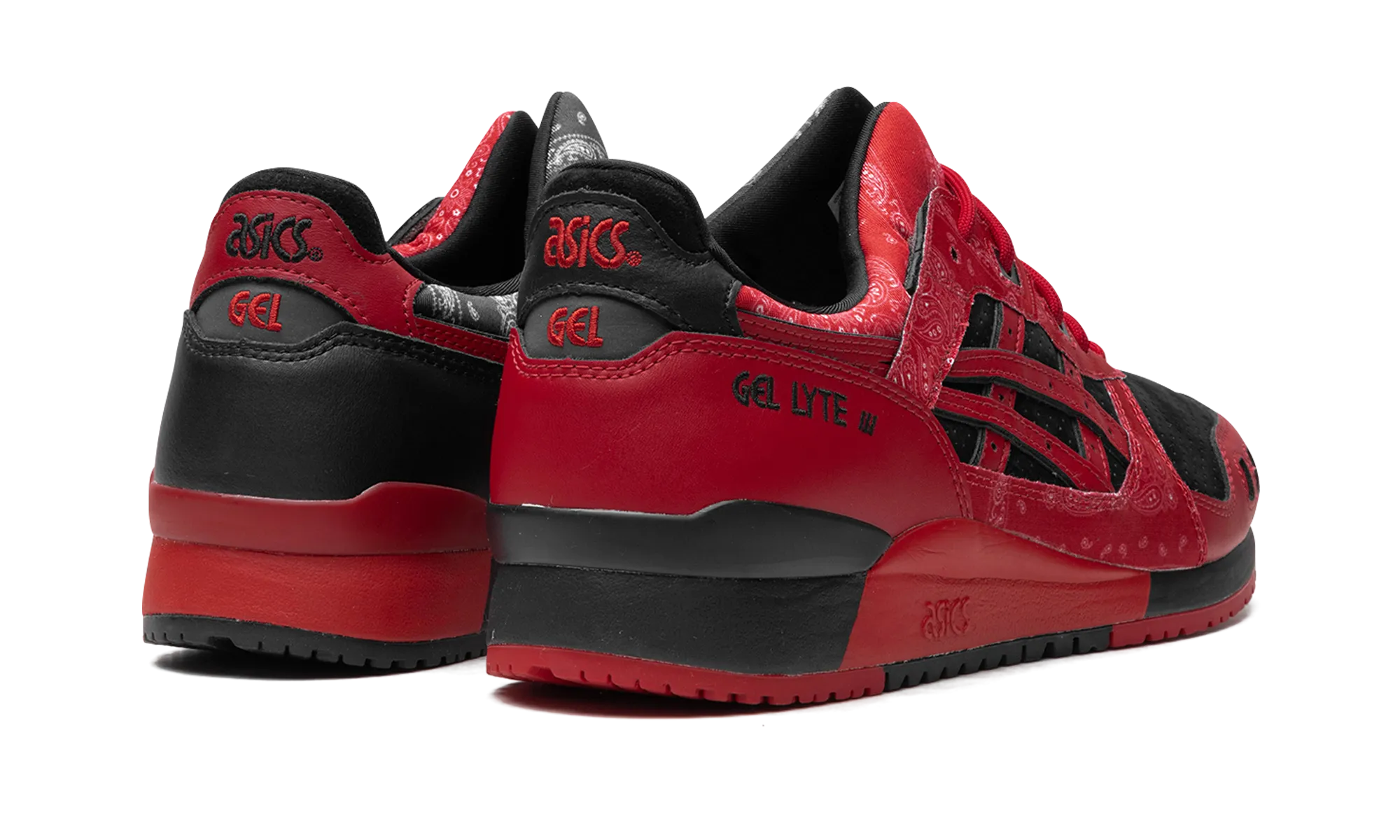 Outdoor shoes Velcro Strap Atmos X Red Spider X Gel Lyte 3 "Bandana Print"