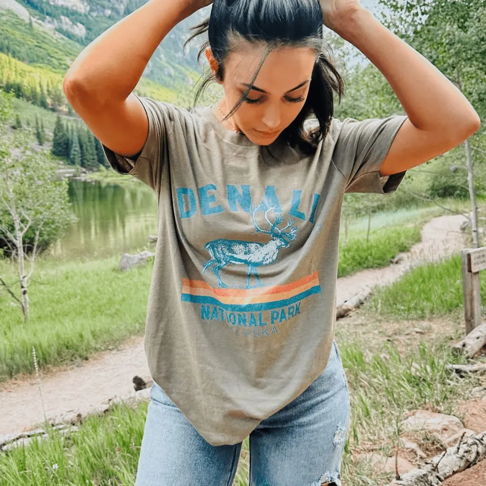 Relaxed Comfort Look Denali National Park Tee