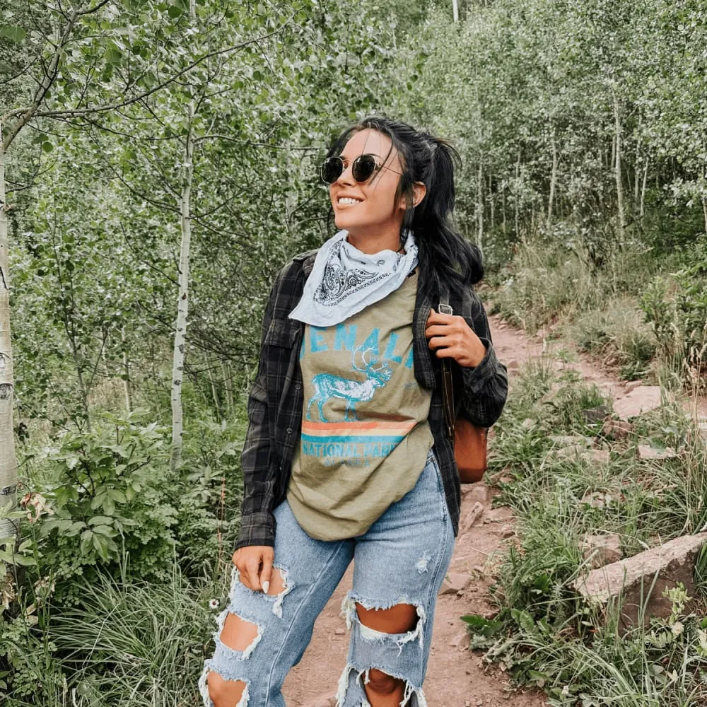 Basic Wear Quick Comfort Design Denali National Park Tee