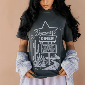 Sublimation Printed Collar Dreamer's Diner Tee