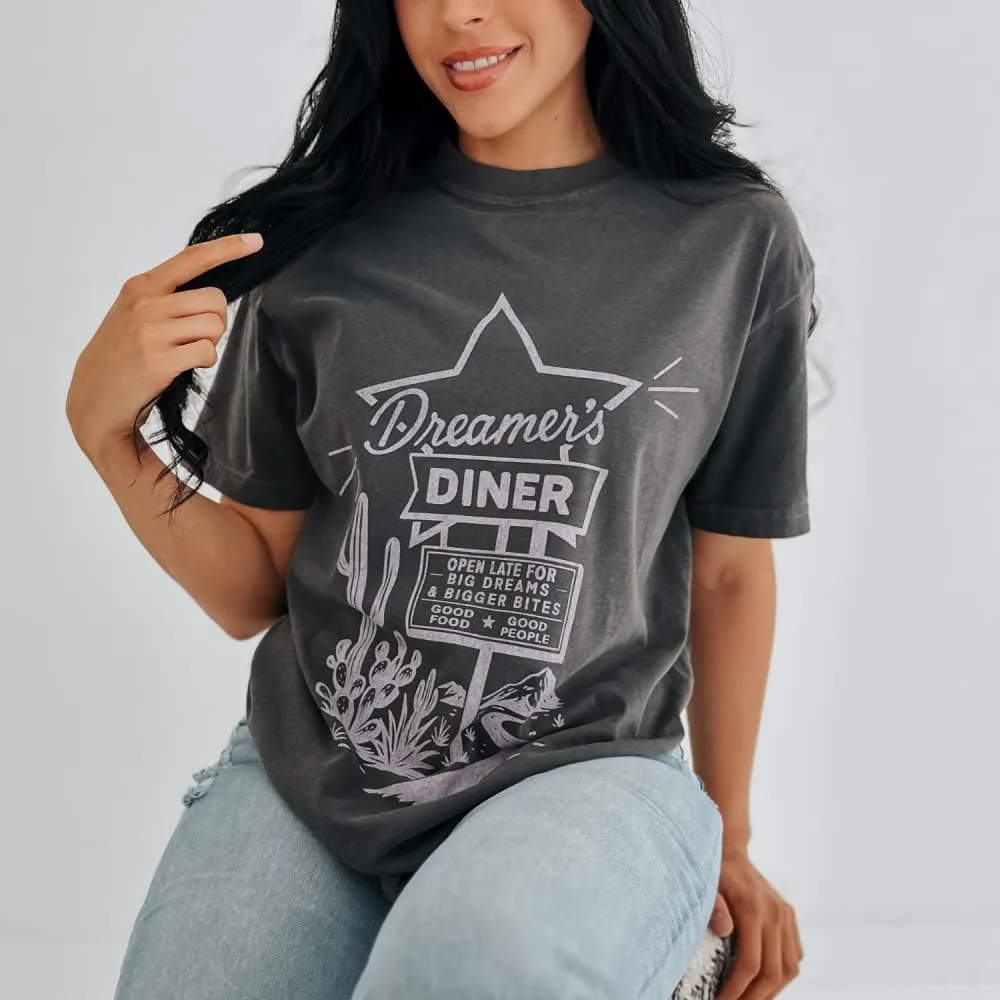 Dreamer's Diner Tee Relaxed Flex Sustainable Production Process