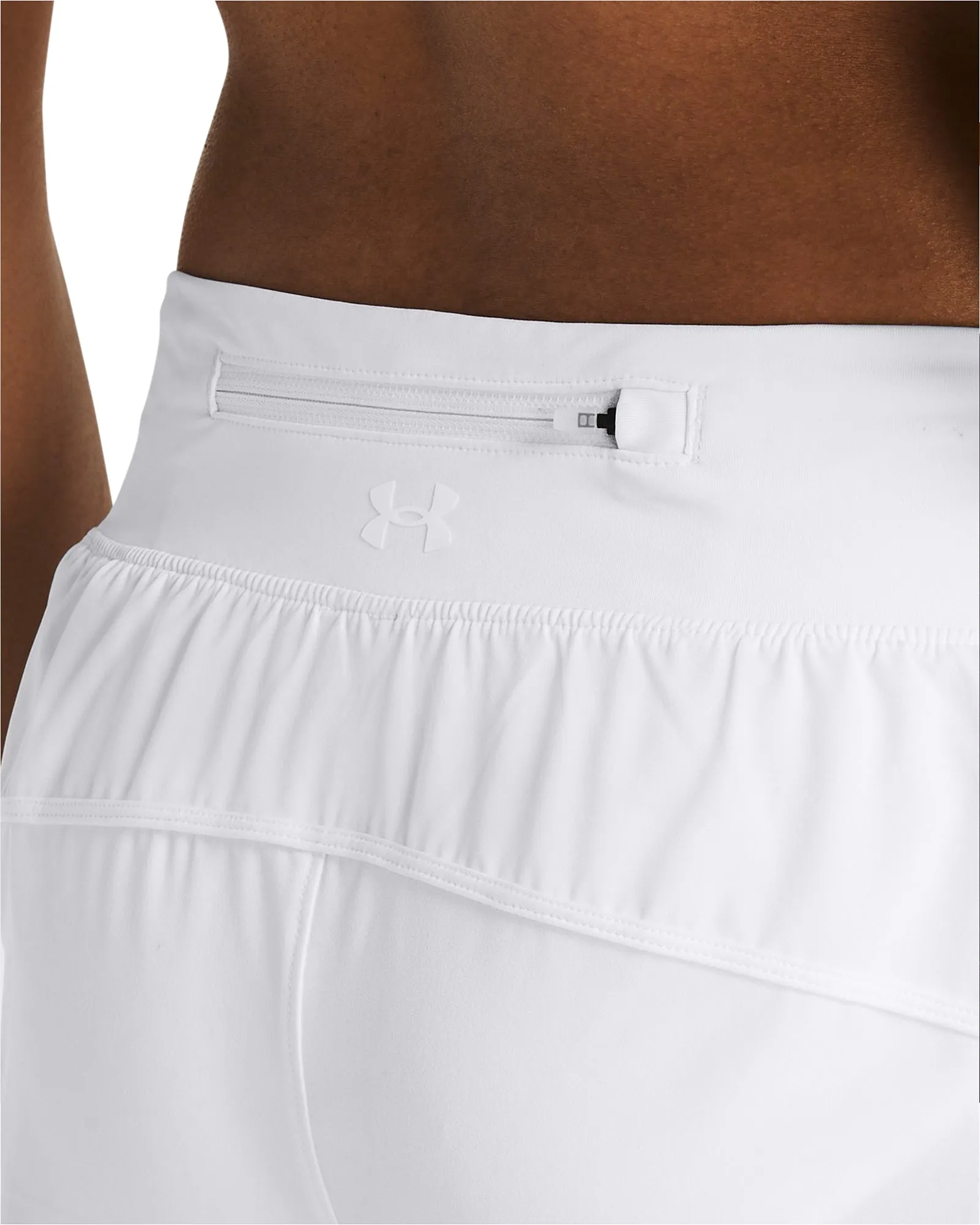 hat Under Armour Launch Pro 2 Inch Womens Running Shorts - White