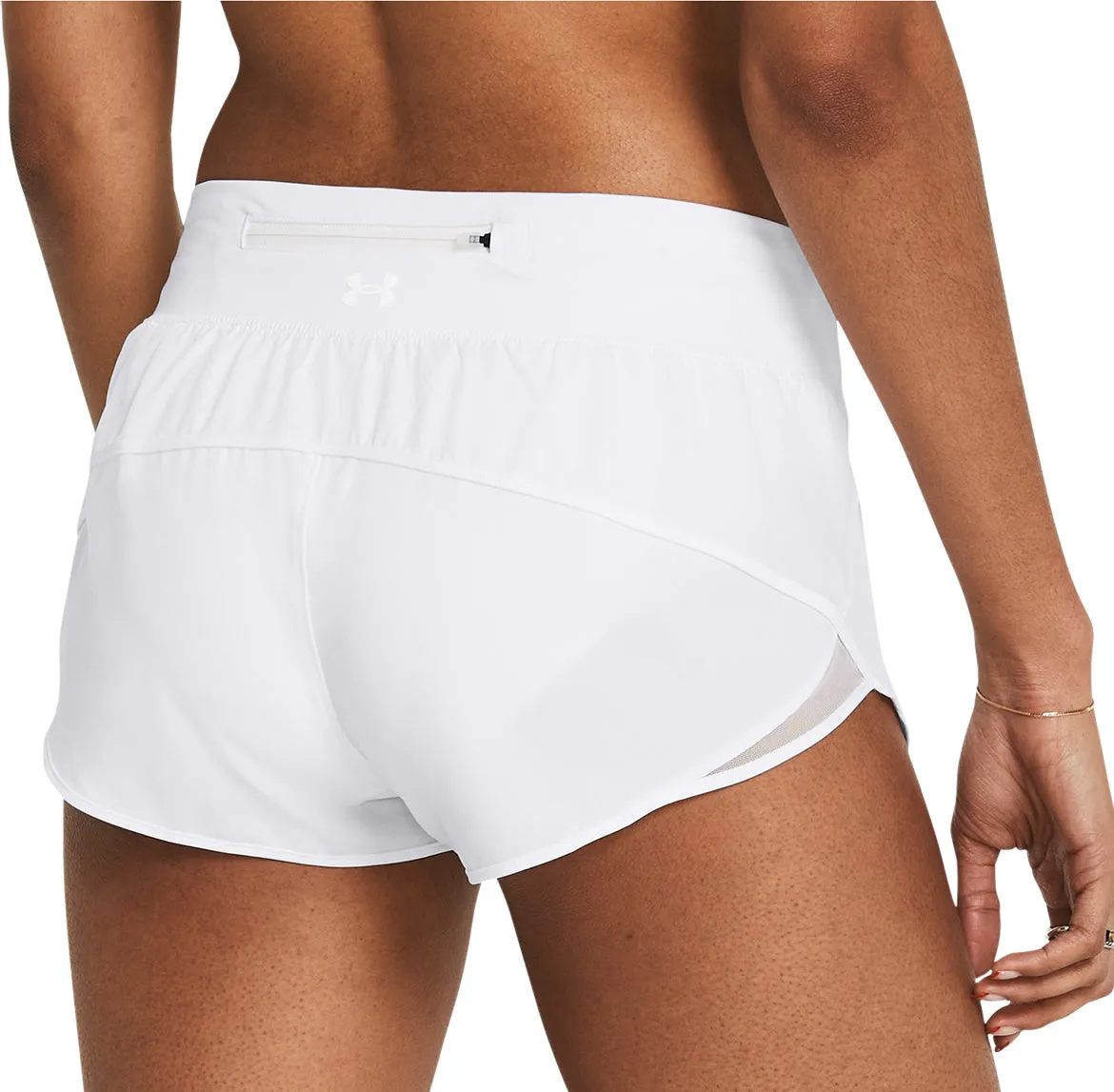 formal shorts Under Armour Launch Pro 2 Inch Womens Running Shorts - White