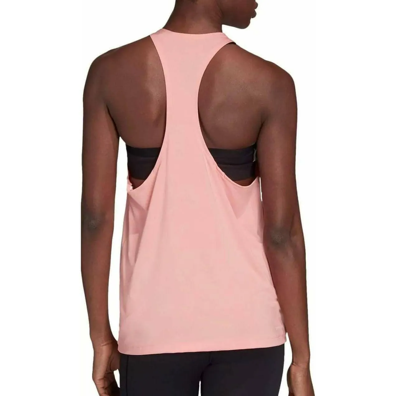 adidas Badge Of Sport Womens Training Vest Tank Top - Pink Stay Cool Hypoallergenic Fiber