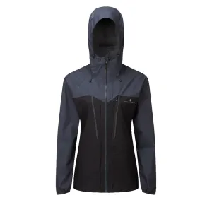 Ronhill Tech Fortify Women's Running Jacket - Black/Charcoal Tolerance