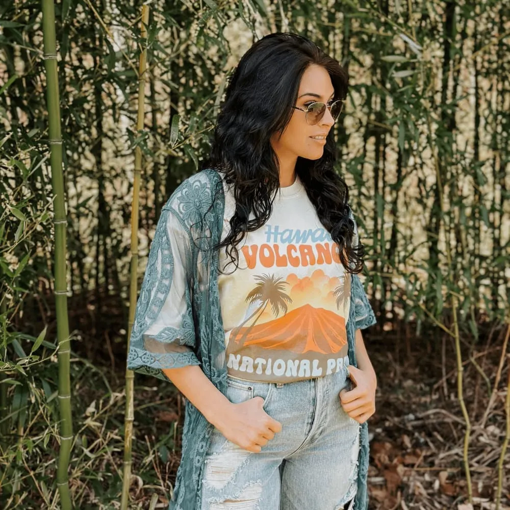 Hawaii Volcanoes National Park Tee Layered Style