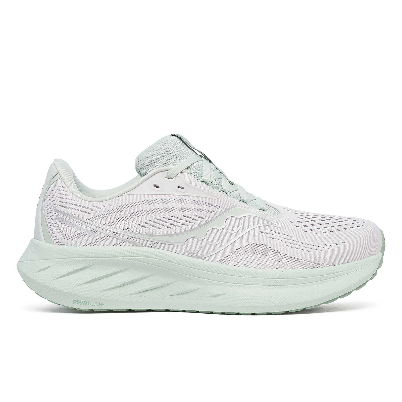 Saucony Ride 18 (Women's) - Fog/Mist endurance - built