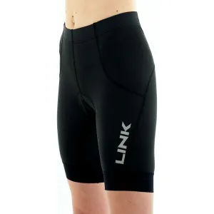 Breezy Stretch Link Ride Womens Cycling Shorts - Black
