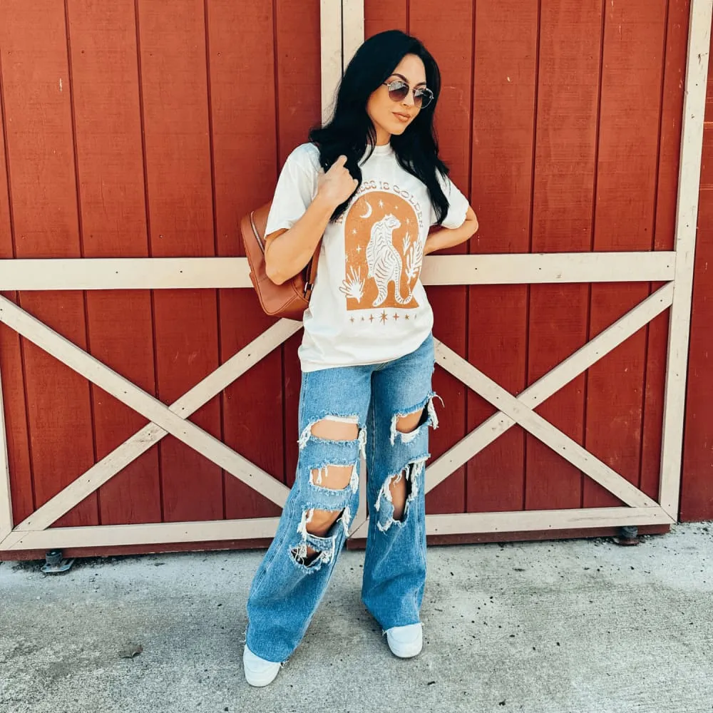 All-day style Abstract mystery Kindness Is Golden Tee