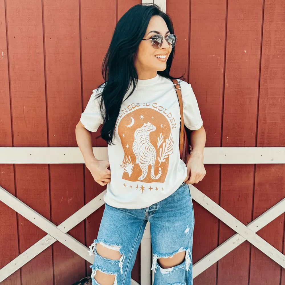 Trendy All-Day Kindness Is Golden Tee