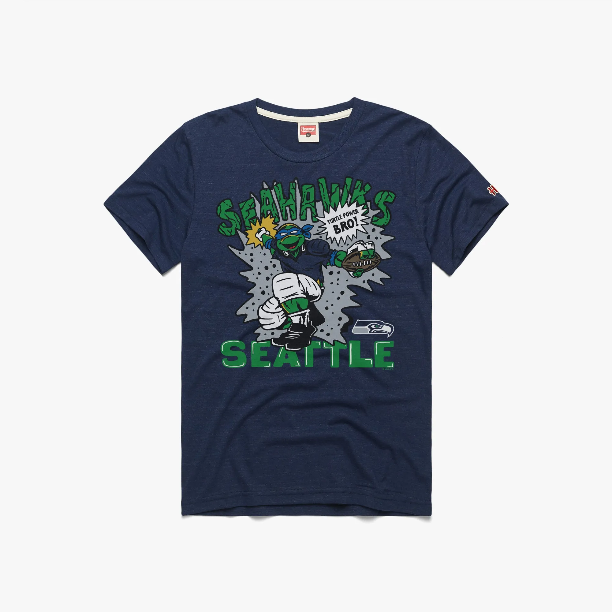Classic Layer Wear Summer Ready TMNT Leonardo x Seattle Seahawks