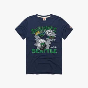 TMNT Leonardo x Seattle Seahawks Ethically Sourced Material