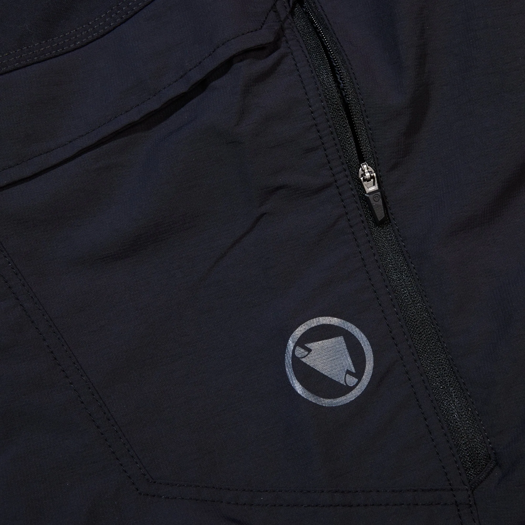 Coastal Style Wrinkle Resistant Finish Endura Hummvee Womens Cycling 3/4 Shorts - Black