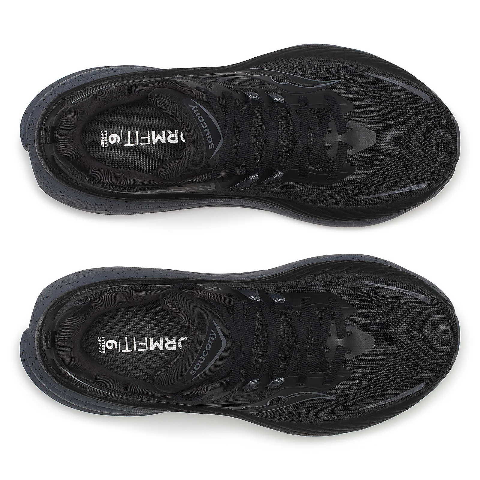 Saucony Women's Hurricane 24 Running Shoes Black / Shadow weekday running choice