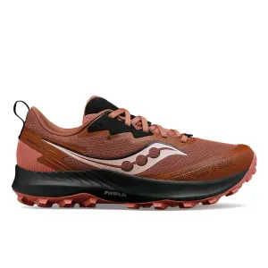 Weatherproof Design forest adventure shoes Saucony Peregrine 14 GTX (Womens) - Clove/Black