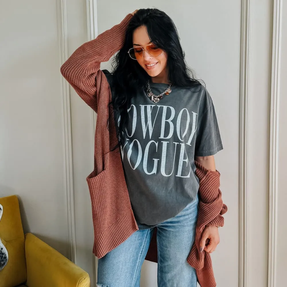 Fresh Vibes Chilly Day Comfort Cowboy Vogue Tee