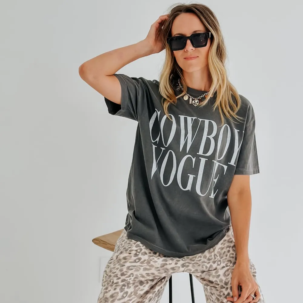 Active Wear Cozy Wear Design Cowboy Vogue Tee