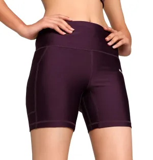Puma Run Ultraform 6 Inch Womens Short Running Tights - Purple Daytime Style