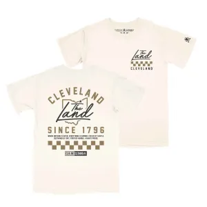 Hydrophobic coating The Land Checkered - Mens/Unisex Crew T-Shirt