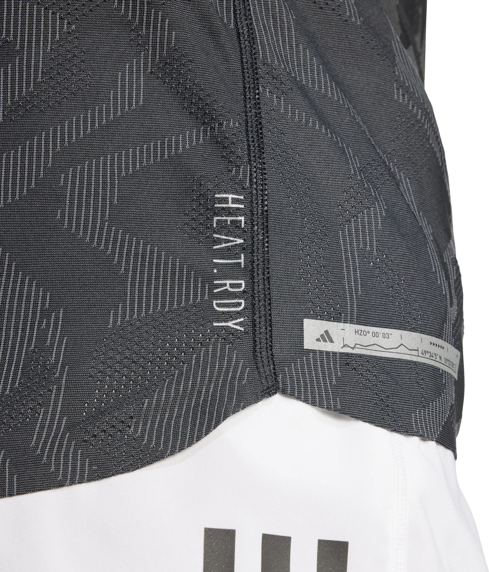 Minimal Smooth arctic scene adidas Ultimate HEAT.RDY Engineered Womens Running Vest Tank Top - Grey