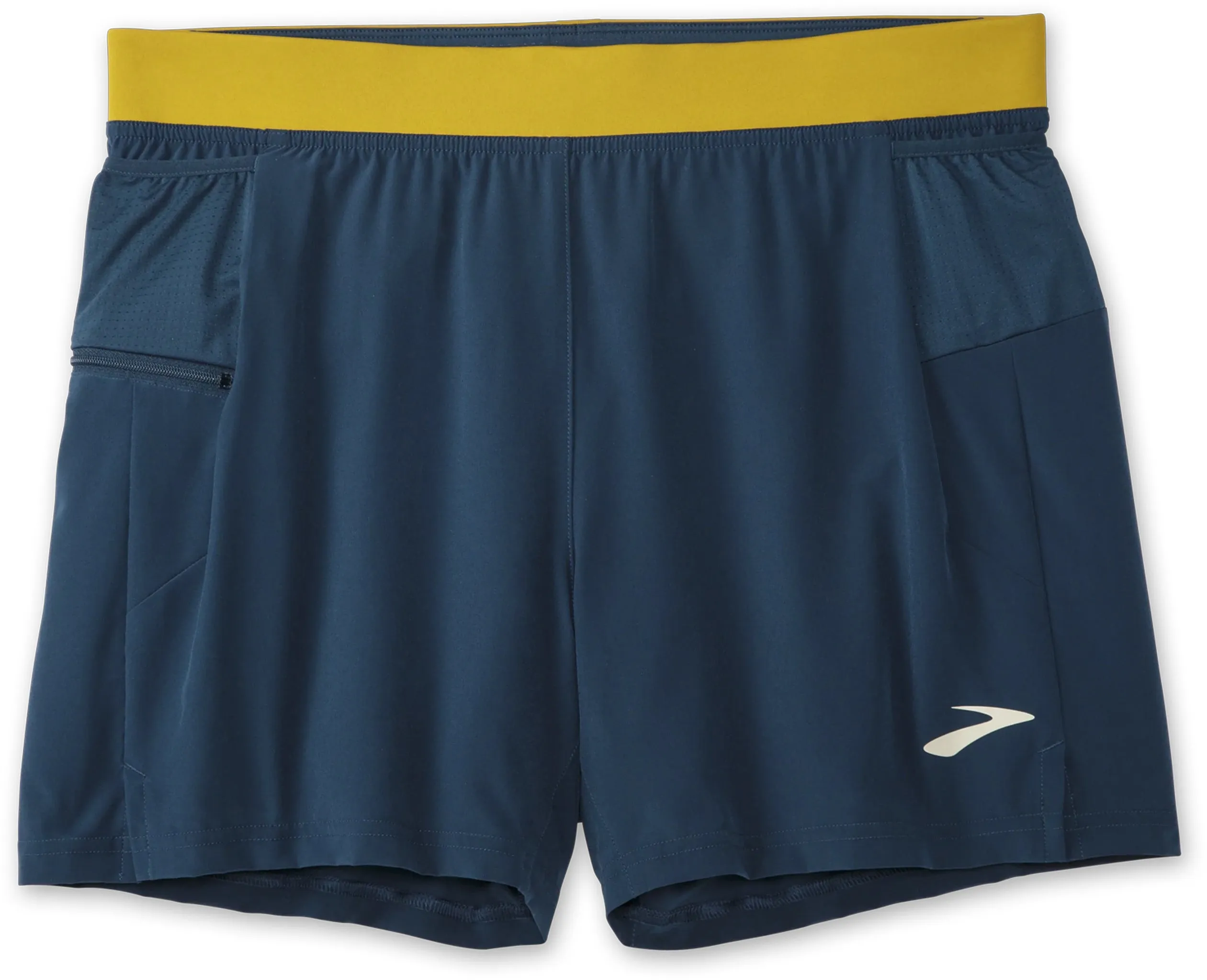 Brooks 5 Inch Sherpa 2 In 1 Mens Running Shorts - Blue hospitality industry