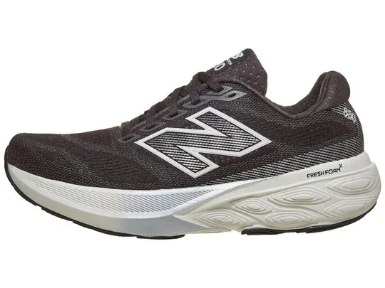 connected solid - color running wear New Balance | Fresh Foam X 880 v15 | Women's | Black Cement/Sea Salt/Silver Metallic