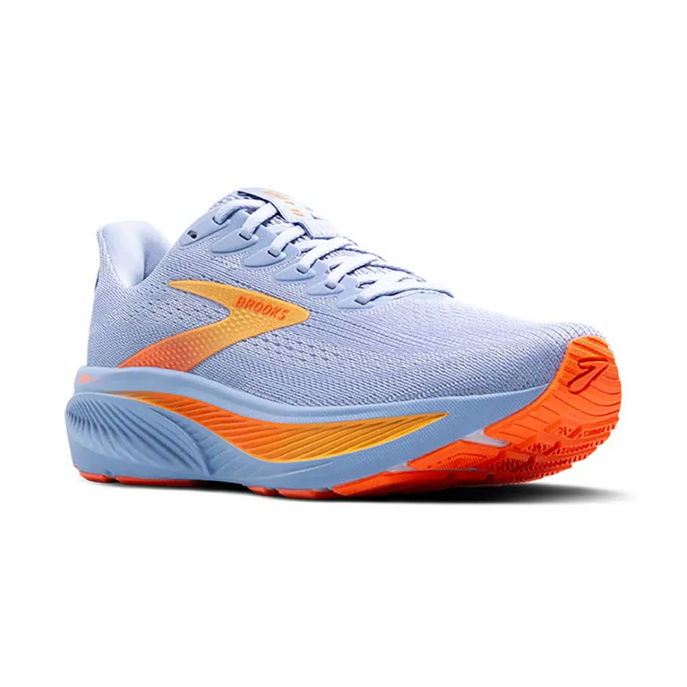 Cool Weather Women's Ghost 17 Running Shoe - Blue Heron/White/Orange - Regular (B)