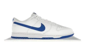 Flexible Ground Contact Glide Hike Dunk Low White Hyper Royal