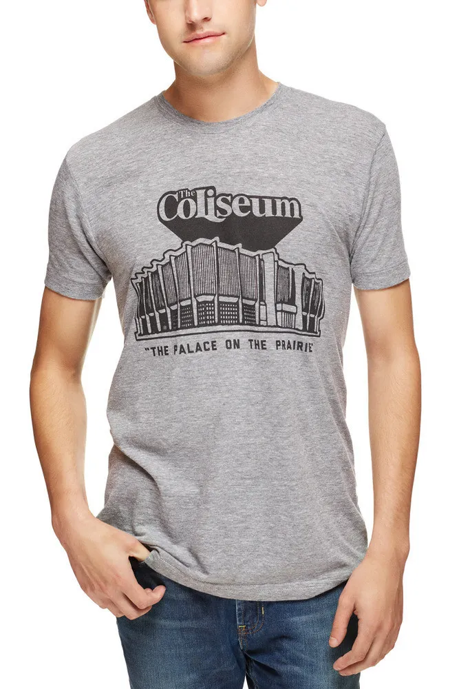 Workout Gear The Coliseum, the Palace on the Prairie - Mens/Unisex Crew T-Shirt