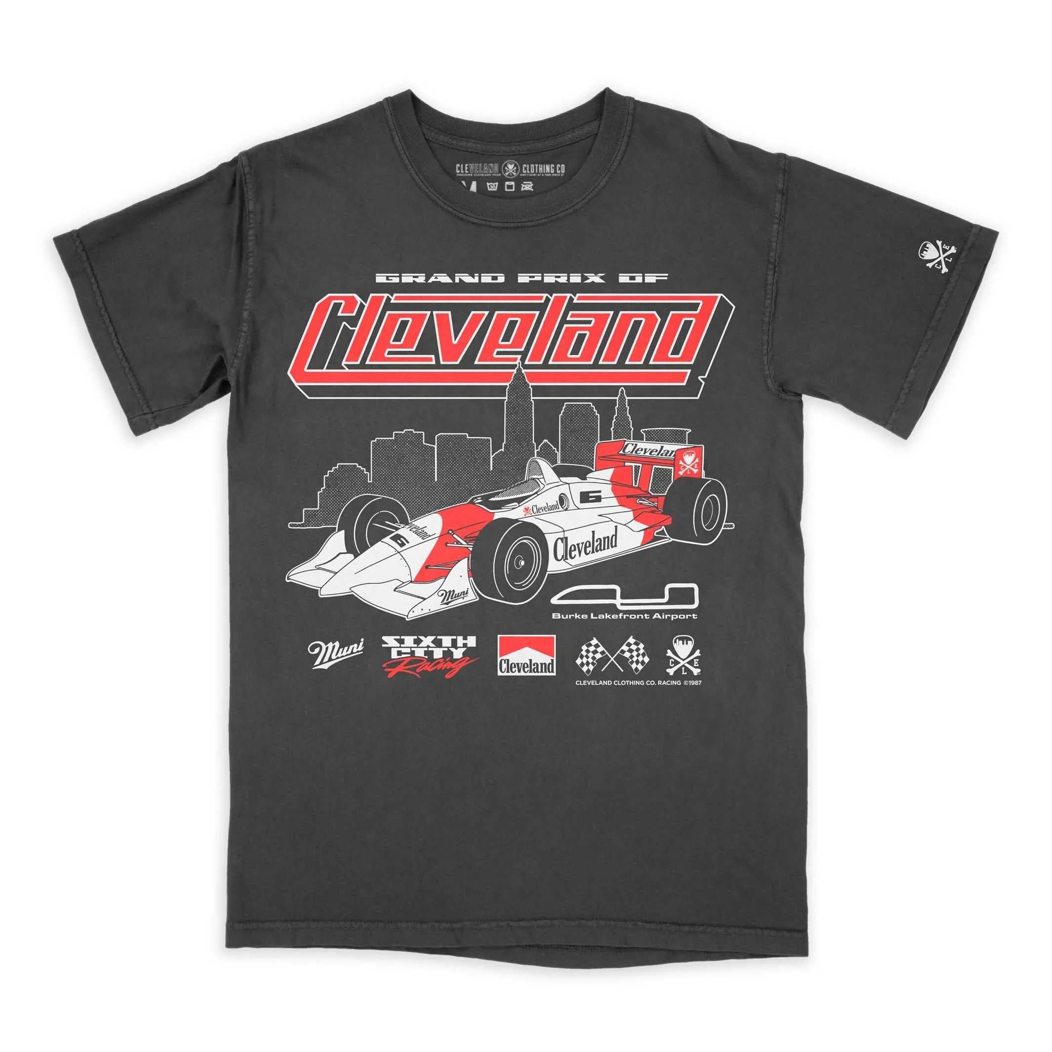 Minimalistic Wear Cleveland Grand Prix - Mens/Unisex Crew T Shirt