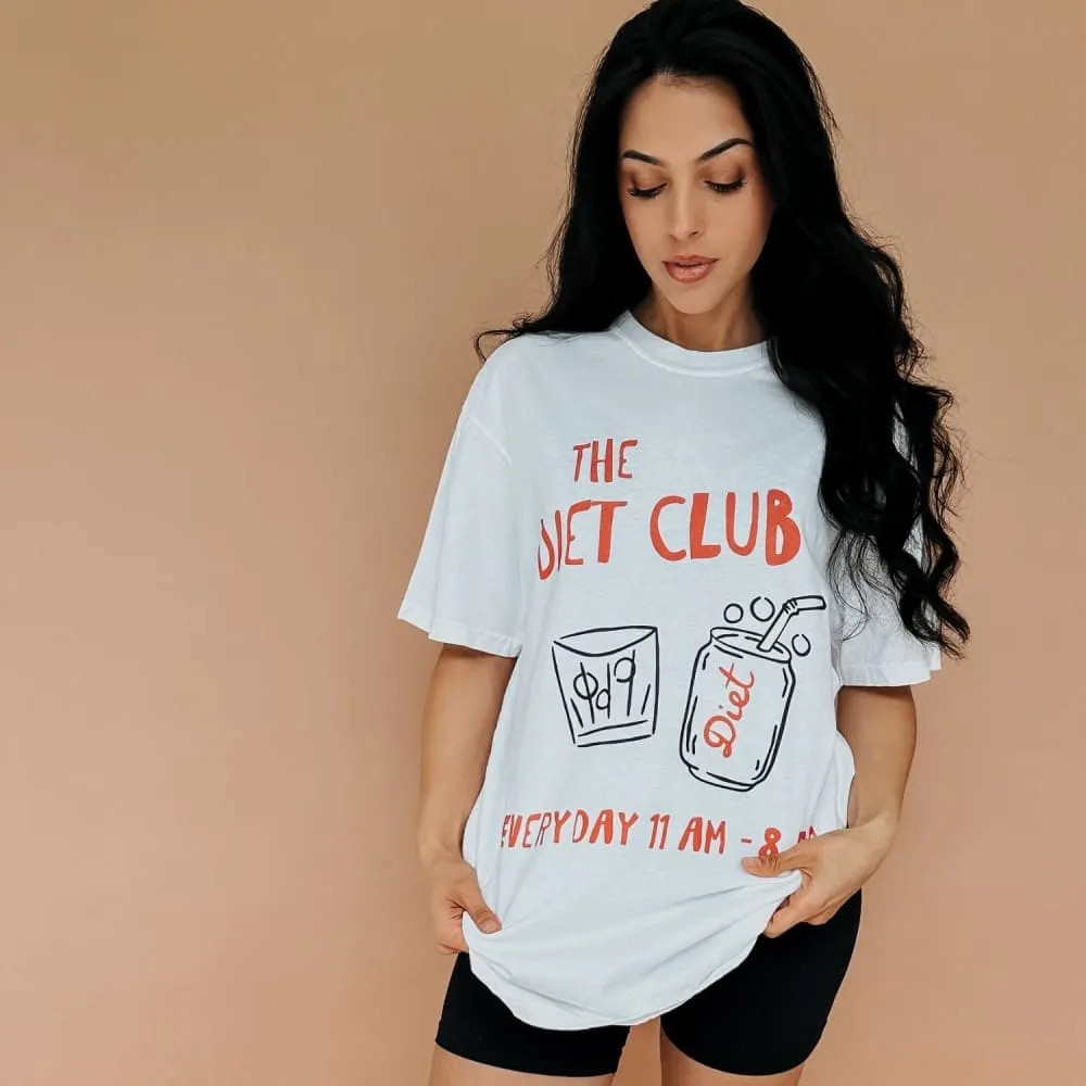 Soft Finish Subtle Details The Diet Club Tee