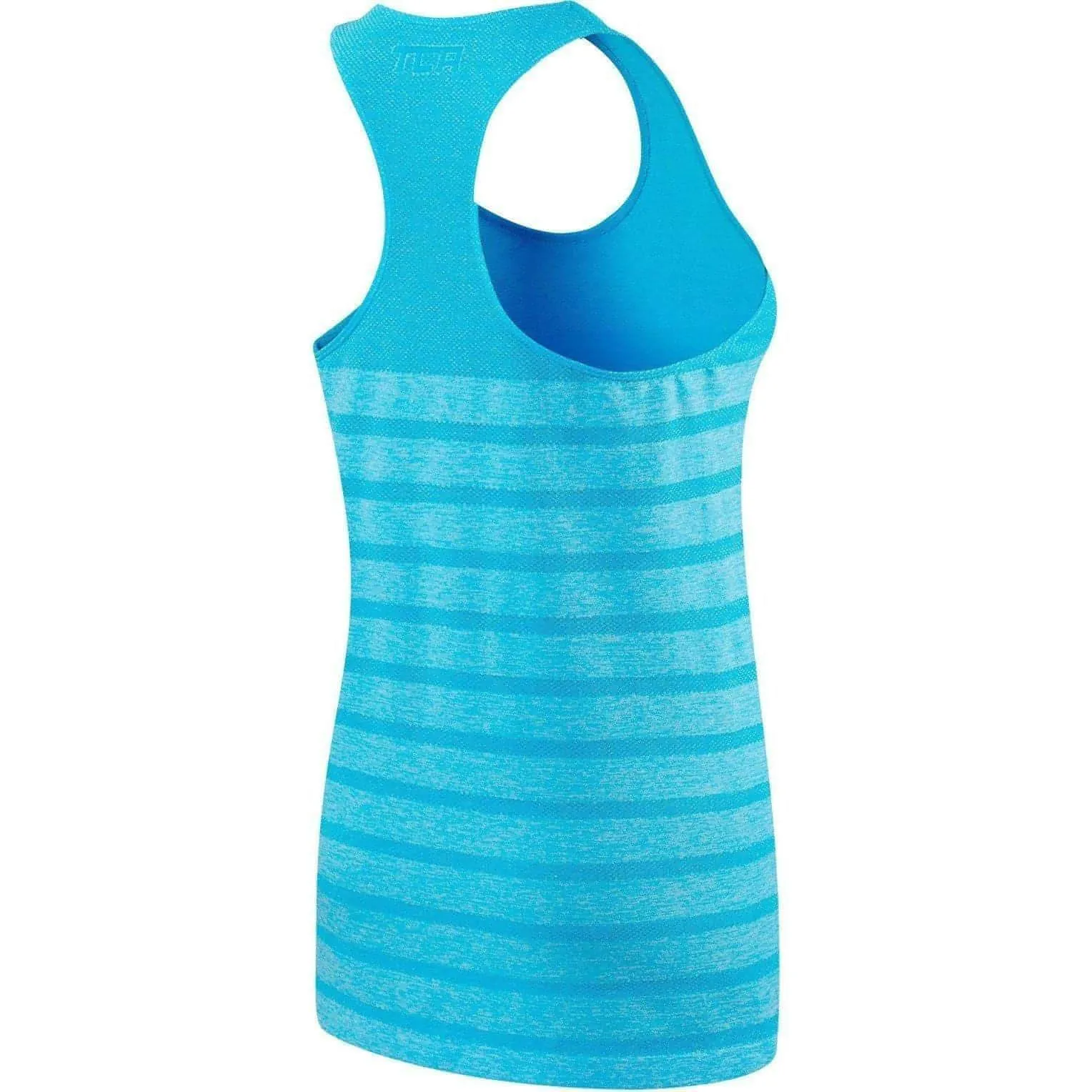 Flexible Neckline radar detection TCA QuickDry SuperKnit Womens Running Vest Tank Top - Blue