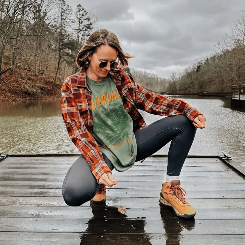 Everglades National Park Tee V neck Flattering Cut